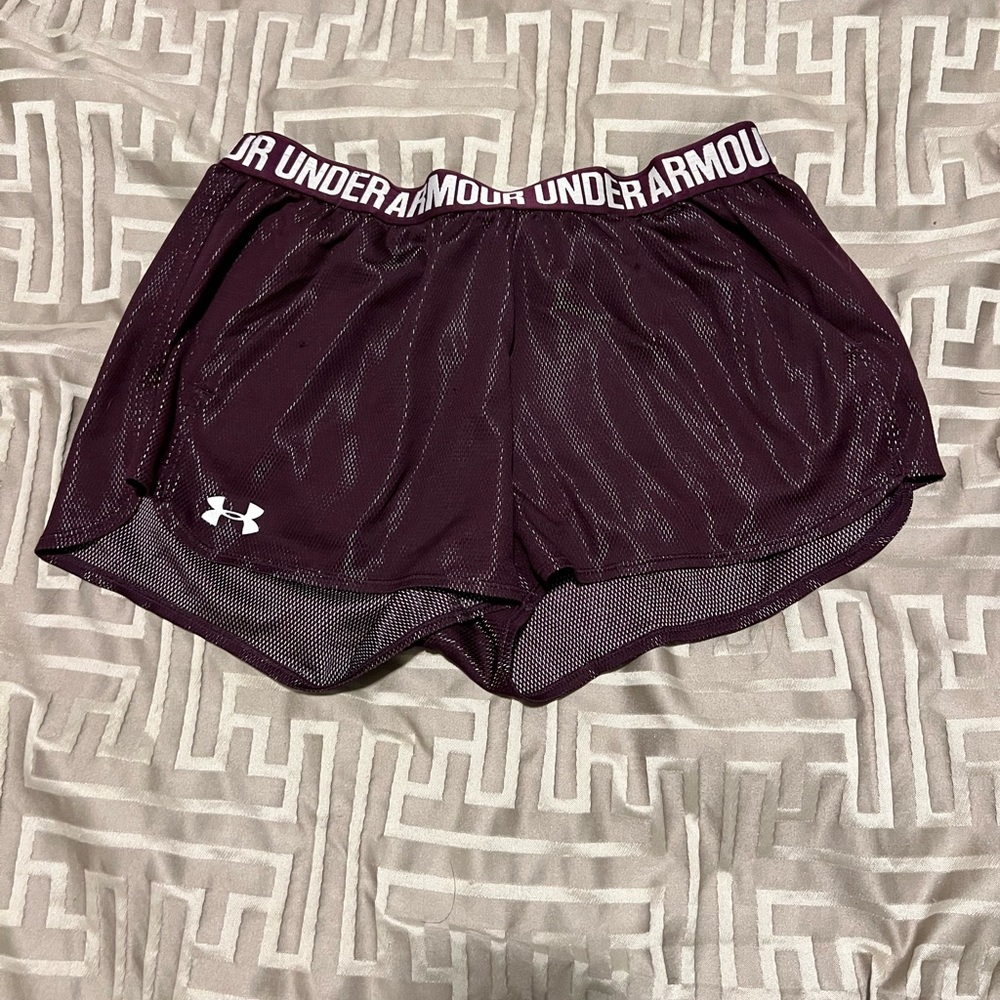Under Armour Purple running shorts